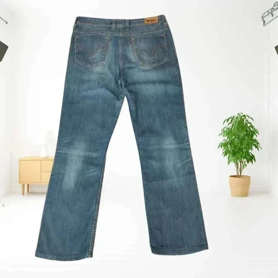 Levi's vintage y2k 627 straight fit - high waist - stretchy - vintage blue – photo 11
